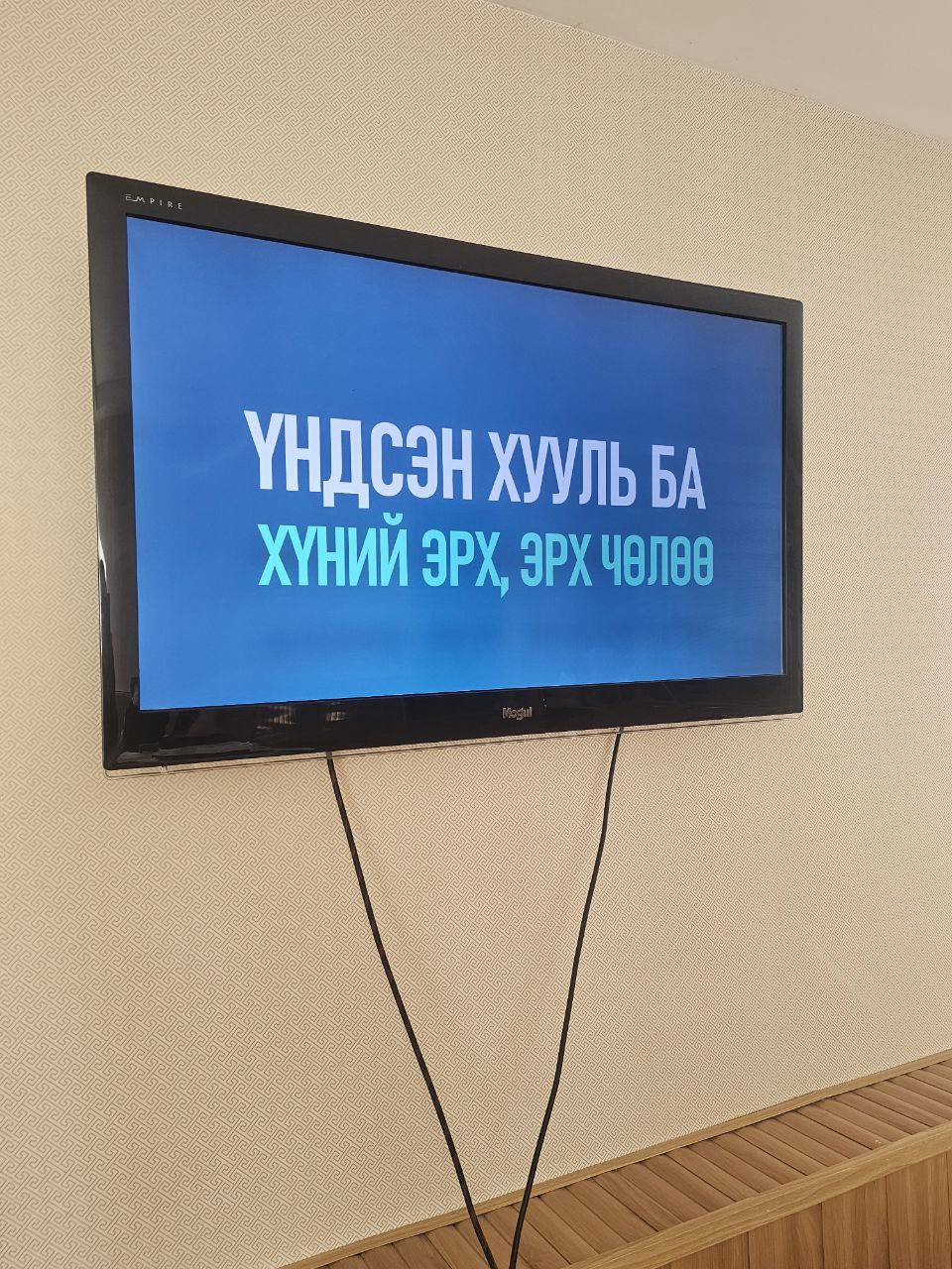 "ҮНДСЭН ХУУЛИЙН ӨДӨР"-ИЙГ ТЭМДЭГЛЭН ӨНГӨРҮҮЛЛЭЭ.