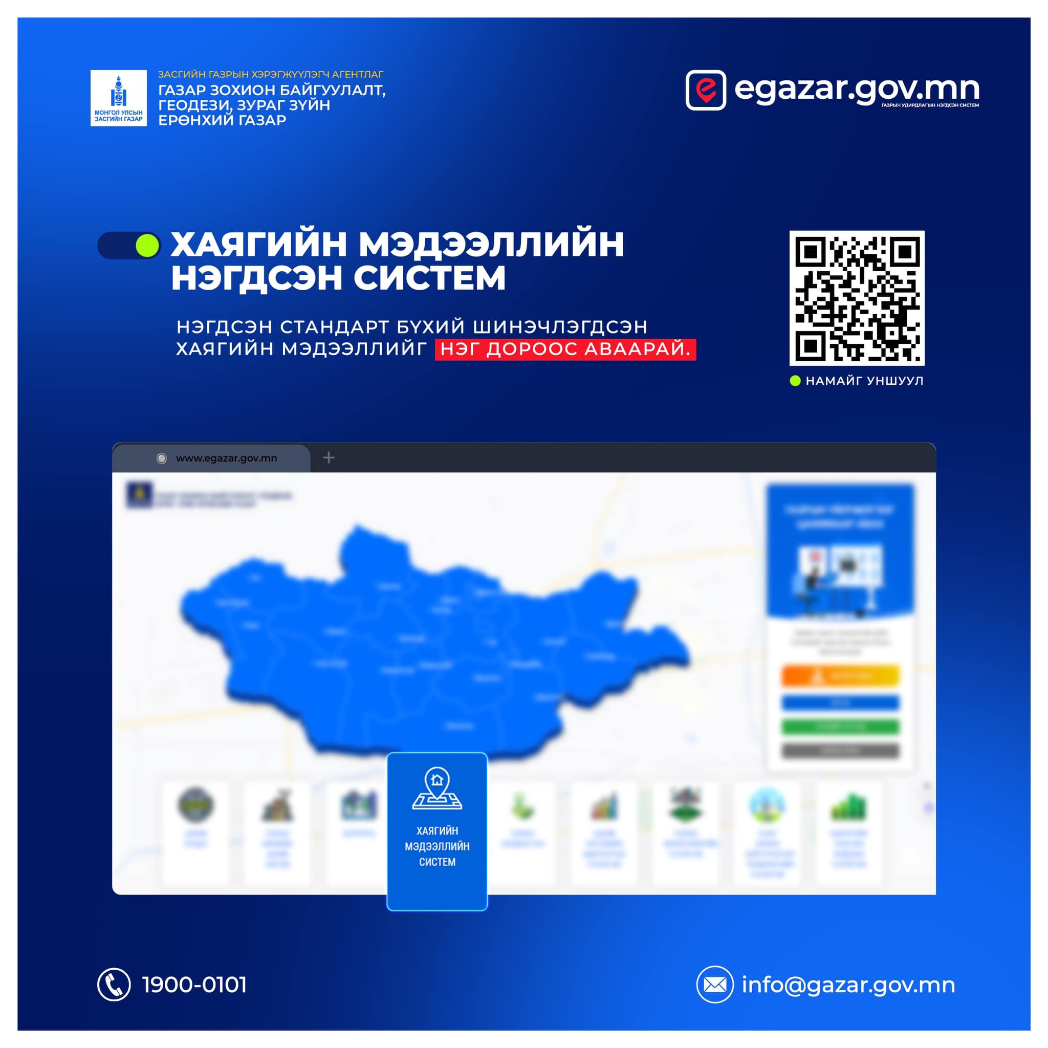 Монгол Улсын 202 сумын хэмжээнд Хаягийн мэдээллийн нэгдсэн системийг нэвтрүүллээ.