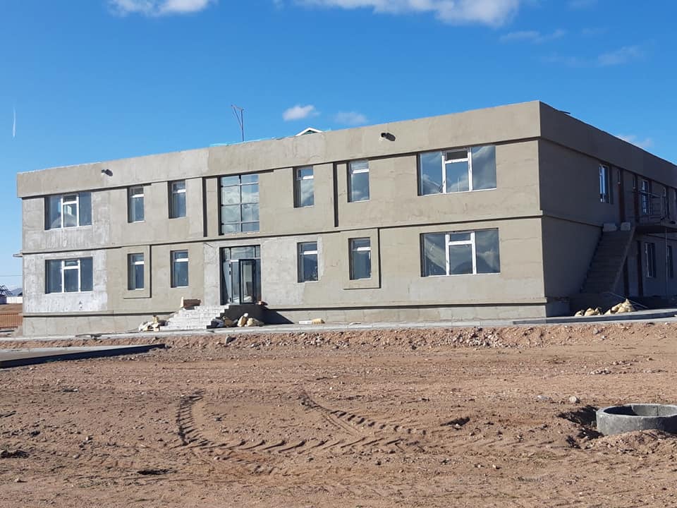 Хөсвгөл аймгийн Мөрөн суманд баригдаж байгаа 150 хүүхдийн цэцэрлэгийн барилга