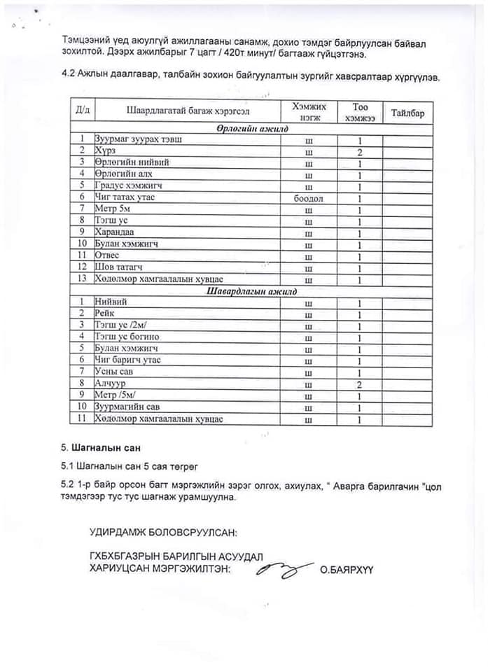 "ӨРӨГ_УГСРАГЧ", "ШАВАРДЛАГА"-ЫН УРАЛДААН