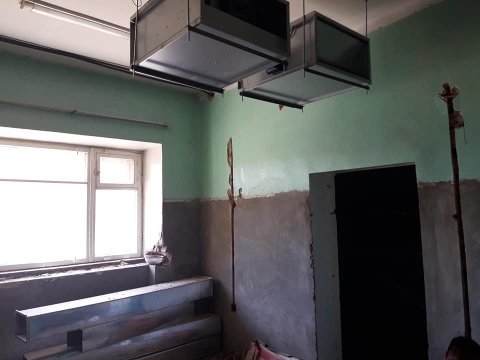 Хөвсгөл аймгийн "Нэгдсэн эмнэлэг"-ийн Ариутгалын тасгийн засварын ажил.
