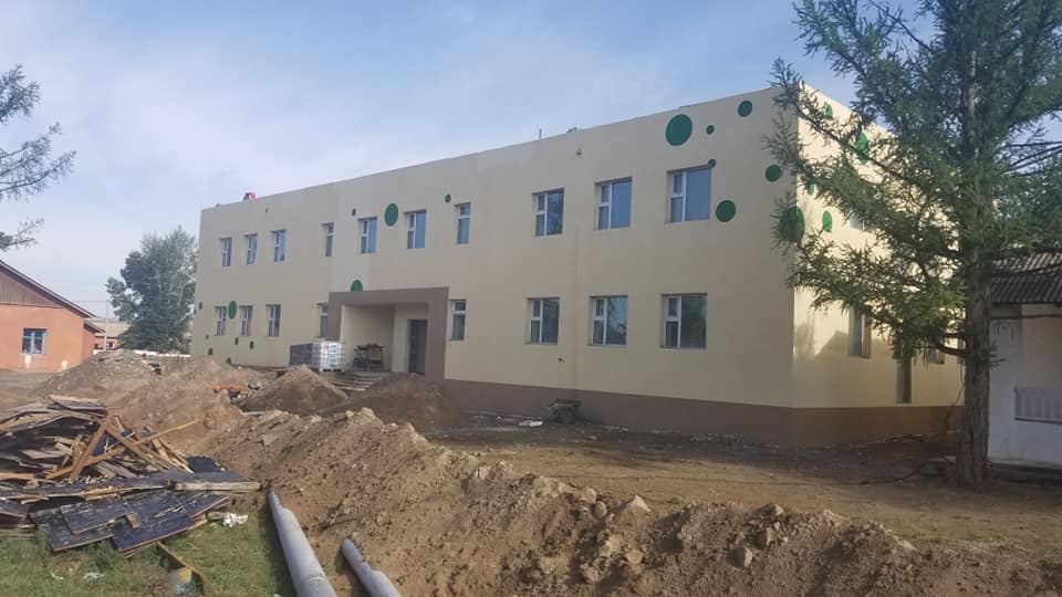 Хөвсгөл аймаг Их-Уул сум 150 хүүхдийн цэцэрлэгийн барилга.