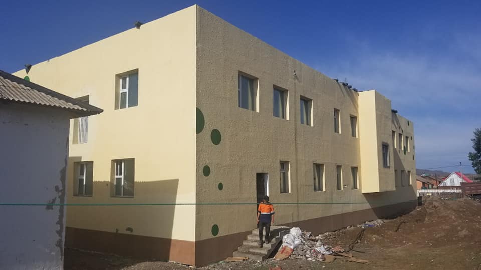 Хөвсгөл аймаг Их-Уул сум 150 хүүхдийн цэцэрлэгийн барилга.