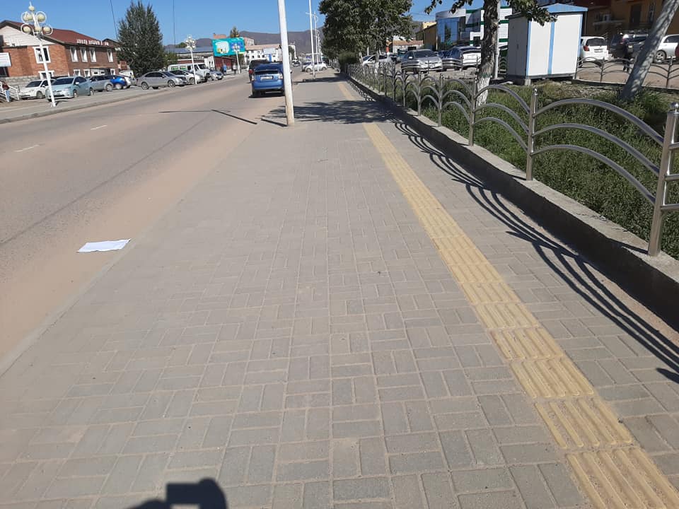 Хөвсгөл аймгийн "Гудамж талбайн тохижилт, явган хүний зам нэмэгдүүлэх" ажил