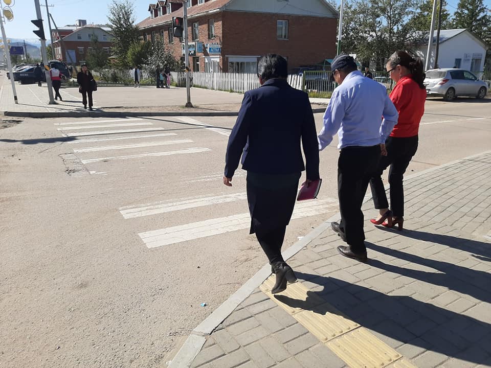 Хөвсгөл аймгийн "Гудамж талбайн тохижилт, явган хүний зам нэмэгдүүлэх" ажил