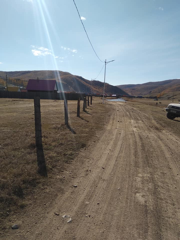 Хөвсгөл аймгийн Баянзүрх сумын гудамжны гэрэлтүүлгийн ажил