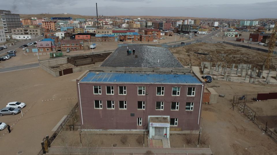 Биеийн тамир, спортын газрын барилгын дээврийн засвар